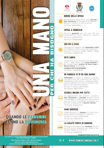 una mano per chi ha bisogno